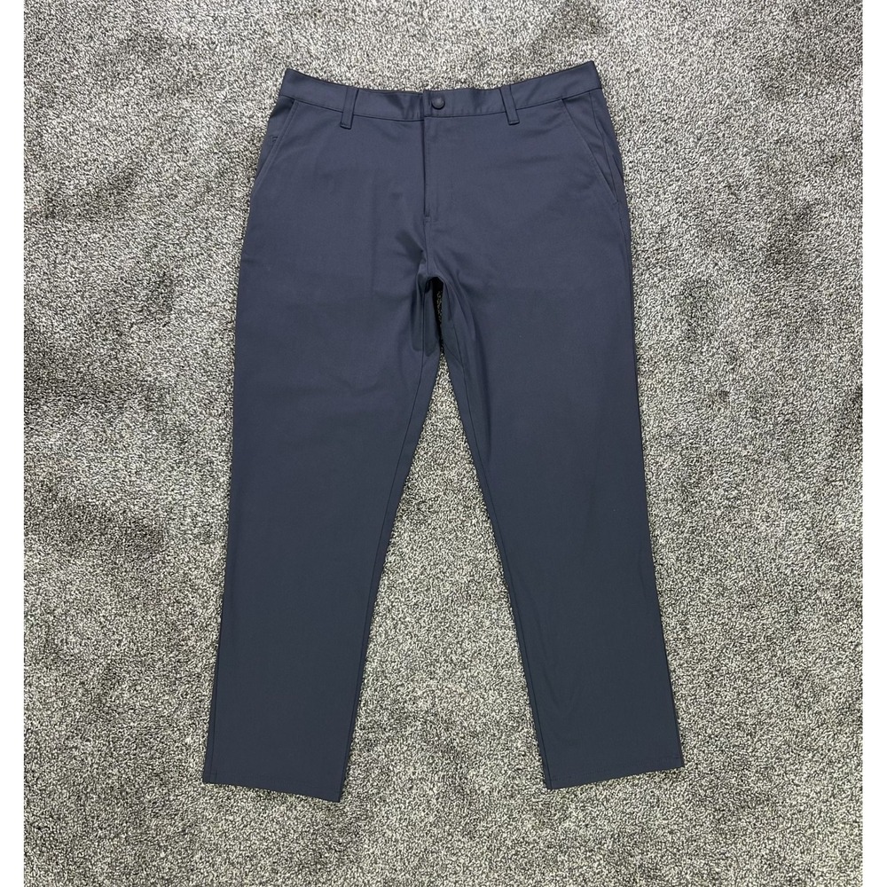 Rhone Commuter Performance Chino Pants Mens 34 Dark‎ Grey Golf Athleisure Work